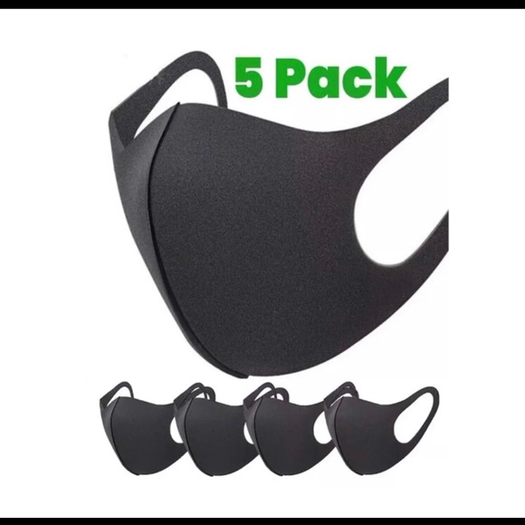 Accessories - Face Mask Breathable Washable Unisex 5 pack